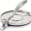 Corn Tortilla Maker, 8inch Aluminum Corn Tortilla Maker, Flour Corn Tortilla Maker,  Flatbread Maker, Pancake Maker, Corn Tortilla Maker, Corn Roll Maker, Flatbread Maker, Corn Tortilla, Pizza, Dumpling, Bread Dough Press Machine (Silver)